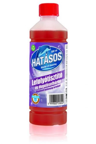 Hatásos lefolyótisztító és duguláselhárító (500 ml)